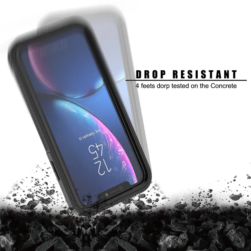 For iPhone 12 11 XR XS Max 8 7 Plus Shockproof Hybrid Armor Phone Case For iPhone 11Pro Max 6S Plus Hard PC TPU 2 in1 Full Cover iphone 13 pro clear case