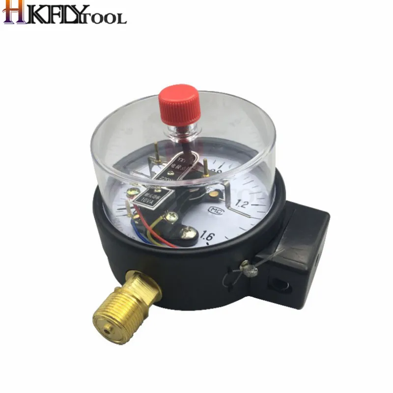 직경 100mm 표면 진공 게이지 압력 컨트롤러 측정 도구가있는 직접 접촉 압력 게이지
