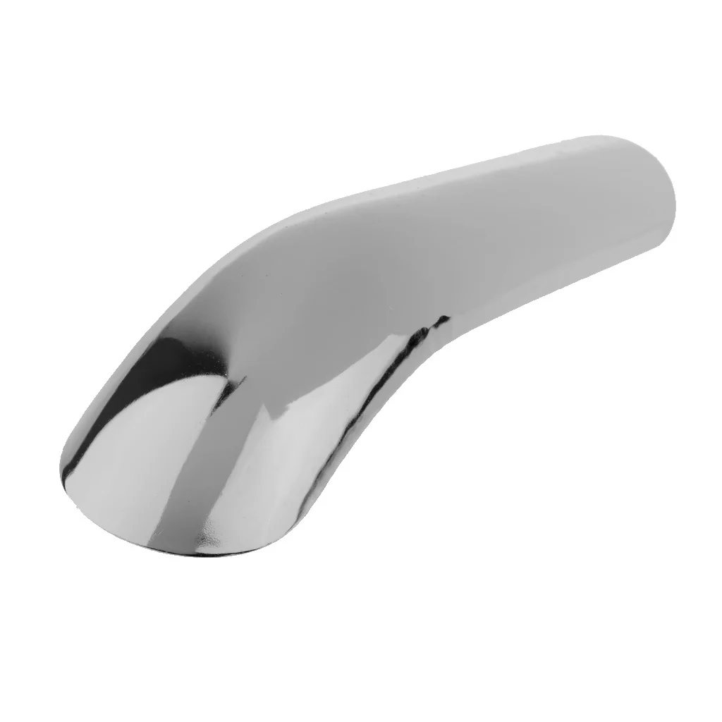 Cool Plating Motorcycle Smooth Exhaust Muffler Pipe Heat Shield Cover Rear Guard White