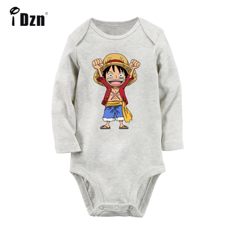 YbBaby635GC Цельнокроеное боди для новорожденных с изображением обезьяны Д. Луффи Тони чоппера; комбинезон с длинными рукавами для малышей; хлопковая одежда в подарок - Цвет: YbBaby635GC