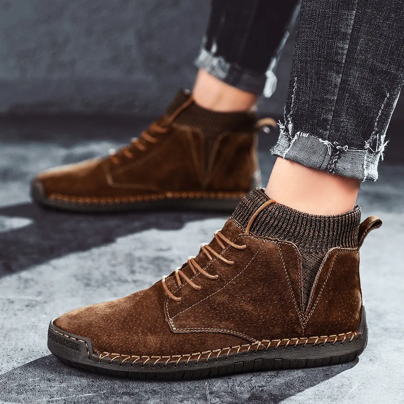 

2019 Autumn New Style Versatile Fashion And Personality Korean-style Casual Shoes Fashion Man Hot Selling Martin Boots