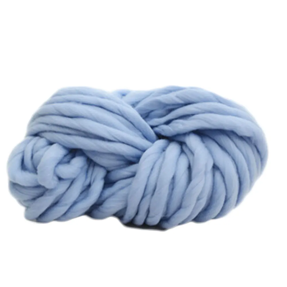 blue 250 г DIY массивная шерстяная пряжа из исландской объемной вязальной шерсти ручной работы Удобная - Цвет: blue