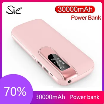 50000 12000mahパワーバンクポータブル充電powerbank 30000 mah poverbank外部バッテリーパック充電器xiaomi mi 9 iphone 11最大