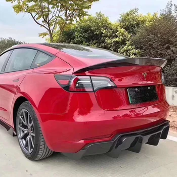Cheap Factory Price Auto Parts Car Accessories Full Set V Style Carbon Fiber Body Kit For Tesla Model 3