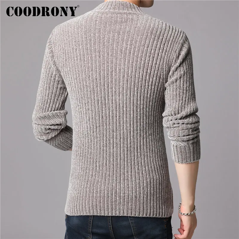 COODRONY Brand Turtleneck Sweaters Thick Warm Winter Sweater Men Cotton Pullover Men New Arrival Fashion Casual Pull Homme 91131