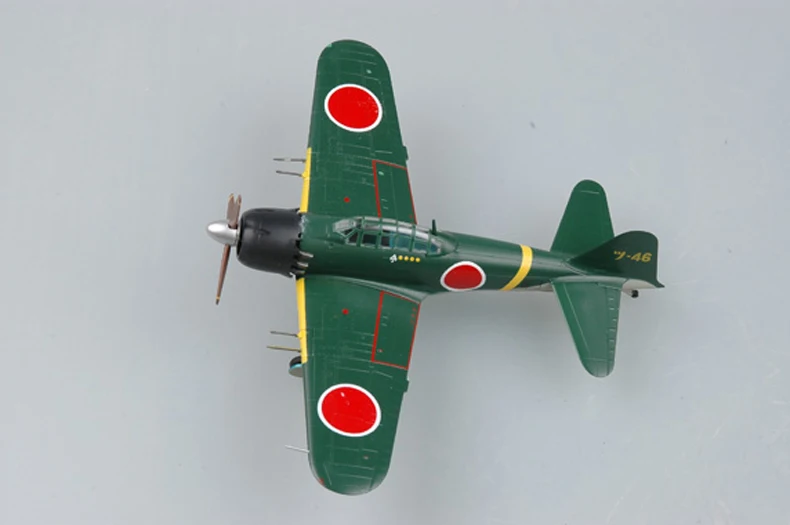Trumpeter 1: 72 Второй мировой войны японский темно-синий истребитель Зеро A6M 36352 Готовая модель продукта