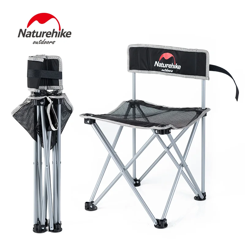 

Naturehike Outdoor Camping Chair Folding Picnic Chair Lightweight Fishing Beach Chair Foldable Compact Ultralight Hiking Chair