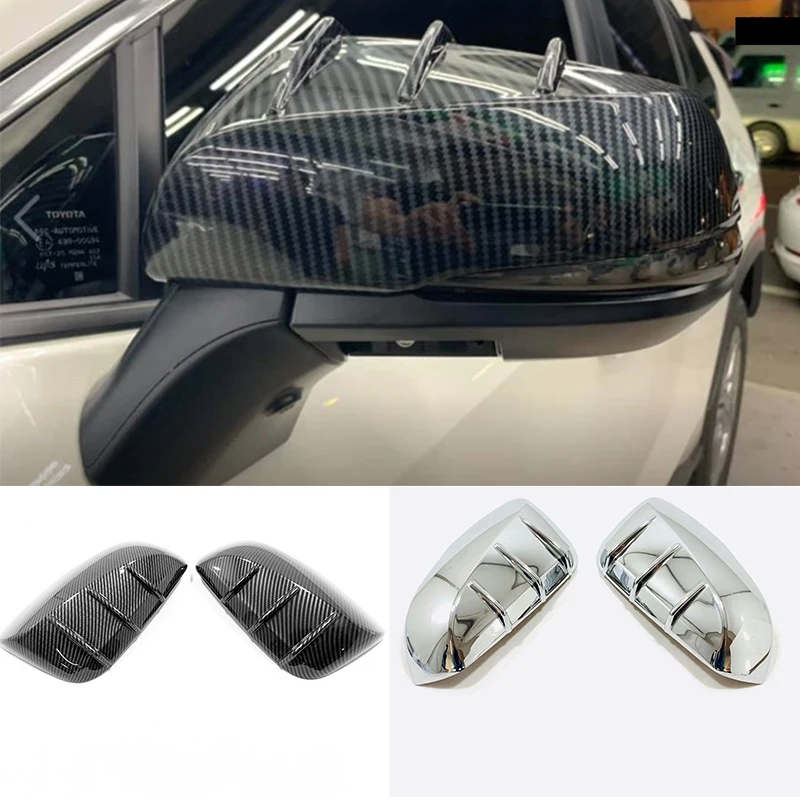 Для Toyota RAV4 RAV 4 аксессуары Боковая дверь крышка зеркала заднего вида отделка из углеродного волокна молдинг заднего вида