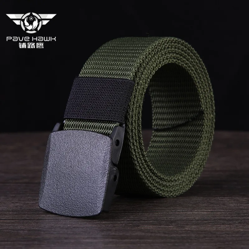 

PAVE-HAWK 2019 tactical belt 3.5 cm wide length 120 cm without buckle belt Outdoor Unisex Quality Plastic hunting accessories