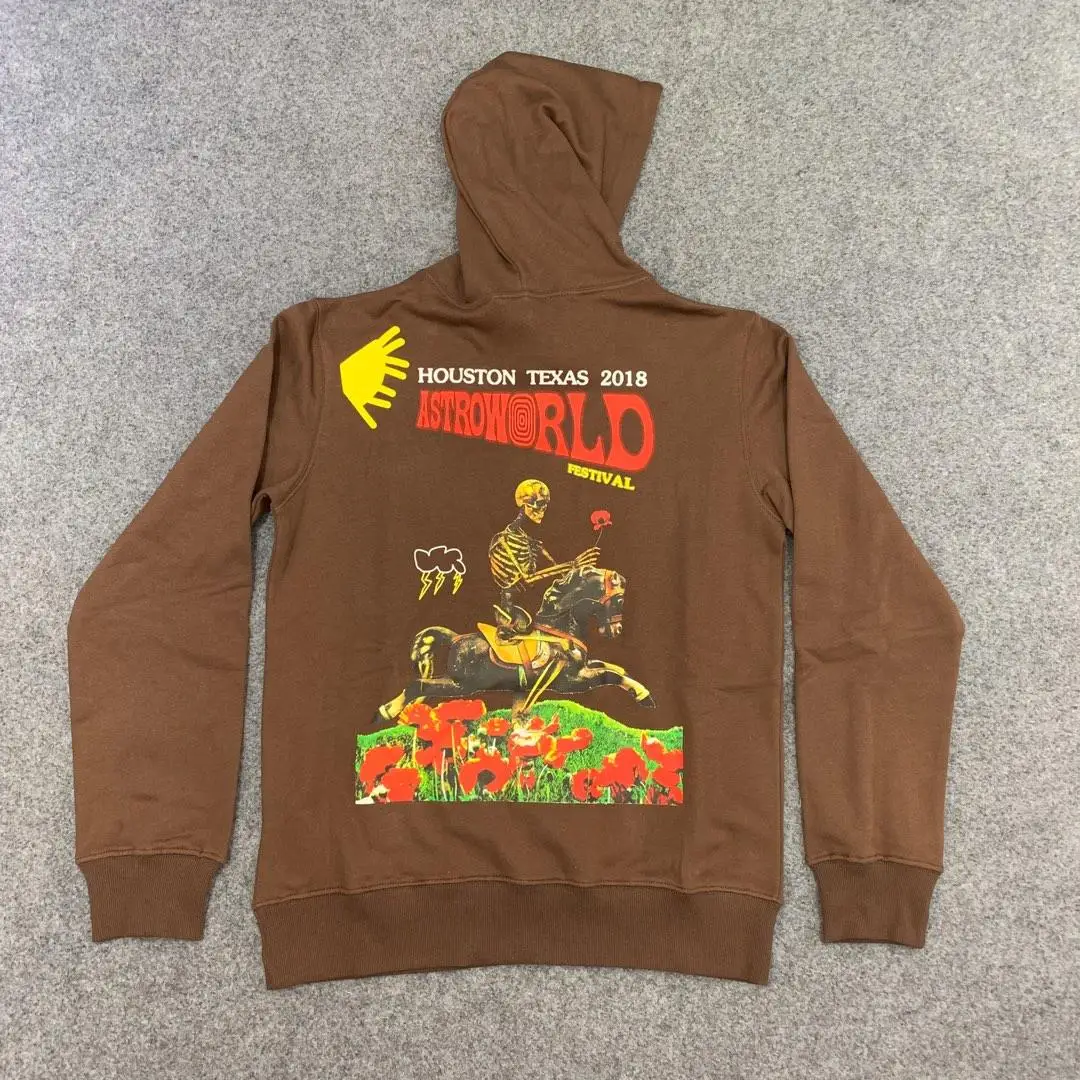 19SS с изображением Трэвиса Скотта Astroworld праздничные кофты с капюшоном для мужчин и женщин Скелет вязаный свитер Канье Уэст Хип Хоп астромир пуловер