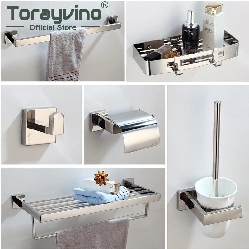 Bathroom Accessories Kit Banheiro 13 Species Wall Mounted Bathroom Parts Towel rod, Soap rack,hook up,Toilet Brush Etc Bathroom Accessories Kit Banheiro 13 Species Wall Mounted Bathroom Parts Towel rod, Soap rack,hook up,Toilet Brush Etc