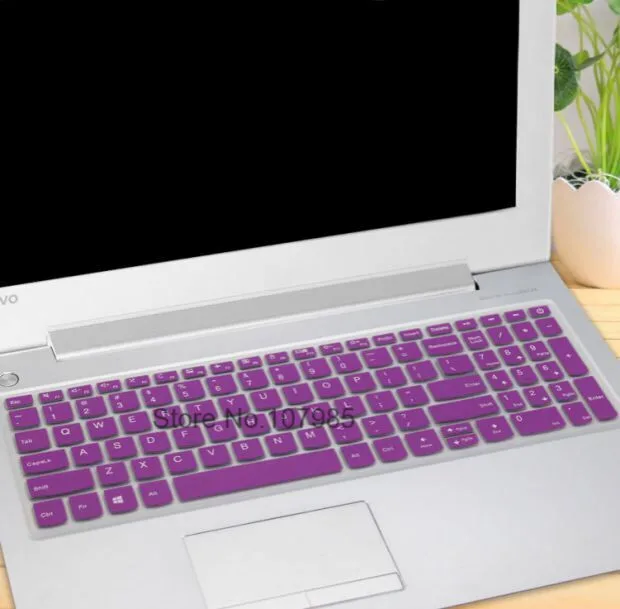 Purple 15,6 дюймовая Клавиатура для ноутбука, защитный чехол для lenovo IdeaPad S145-15AST s145-15iwl S 145 S145 14AST 15IWL 330 320 - Цвет: Purple