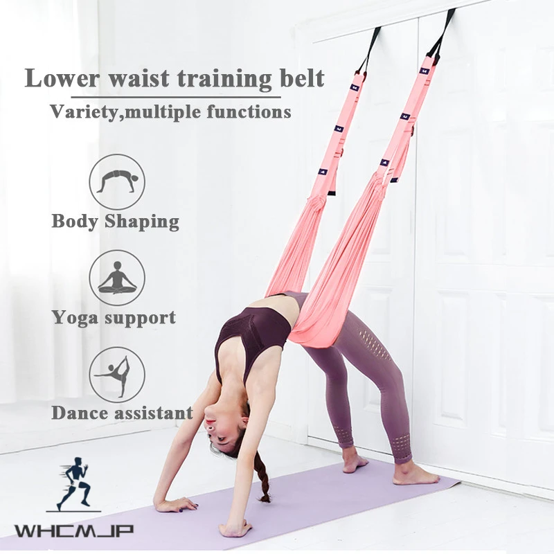 Adjustable Aerial Yoga Strap Swing Stretching  Exercises Flexibility Trainer 