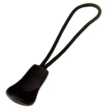 

JD7 TPU injection zipper head universal black drawstring pull head clothing bag pull piece