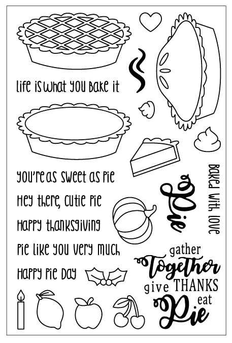 Вырубка Happy Pie Day+ прозрачный штамп+ фрукты+ фраза металлические Вырубные штампы+ прозрачный штамп для украшения открыток Новинка