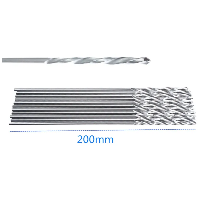 

10 шт./компл. 200 мм сверла из нержавеющей стали, костные сверла, ветеринарные ортопедические инструменты