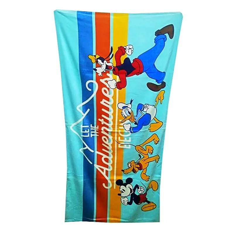 Disney New Cartoon Minnie Mickey Mouse Friends Cotton Girls Kids Teens Bath/Beach Towel 75x150cm Children Swimming Towel