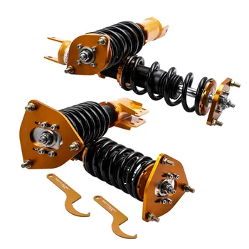 

Adj. Damper Coilover for Lancer Evolution 8 EVO 7 9 CT9A Shock Absorber Strut Front + Rear Shocks Dampering Force Camber Plate