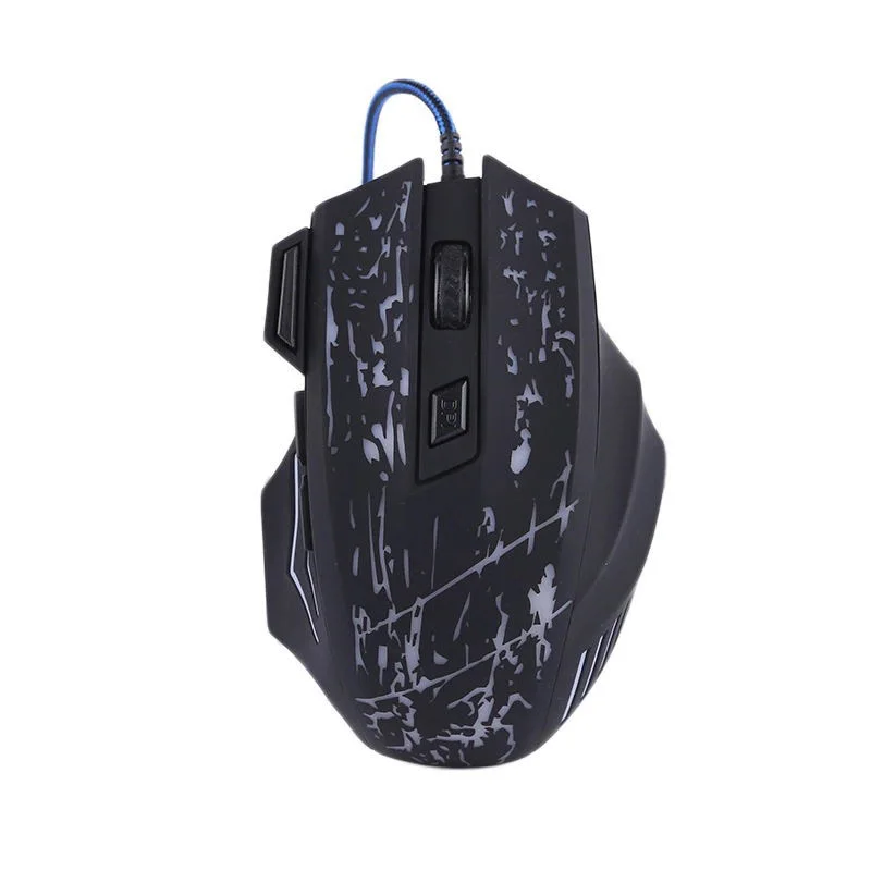 Wired Backlit USB Mouse Competitive Gaming Mouse Notebook Office Luminous Mouse Led Crack game mouse Mute mouse wireless mouse with usb c Mice