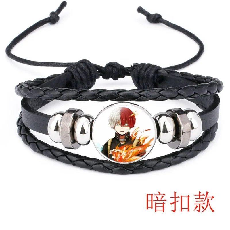 Hottest Anime My Hero Academia Cosplay Charm Hand Chain Wristband Wrist Strap Bracelet Jewelry Ornament Gift For Boys And Girls