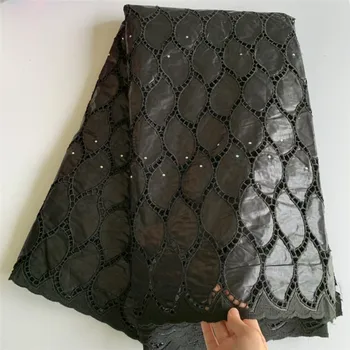 

Latest bazin riche brode fabric tissu african cotton dry lace embroidered french lace fabrics guinea brocade fabric5yards/lot