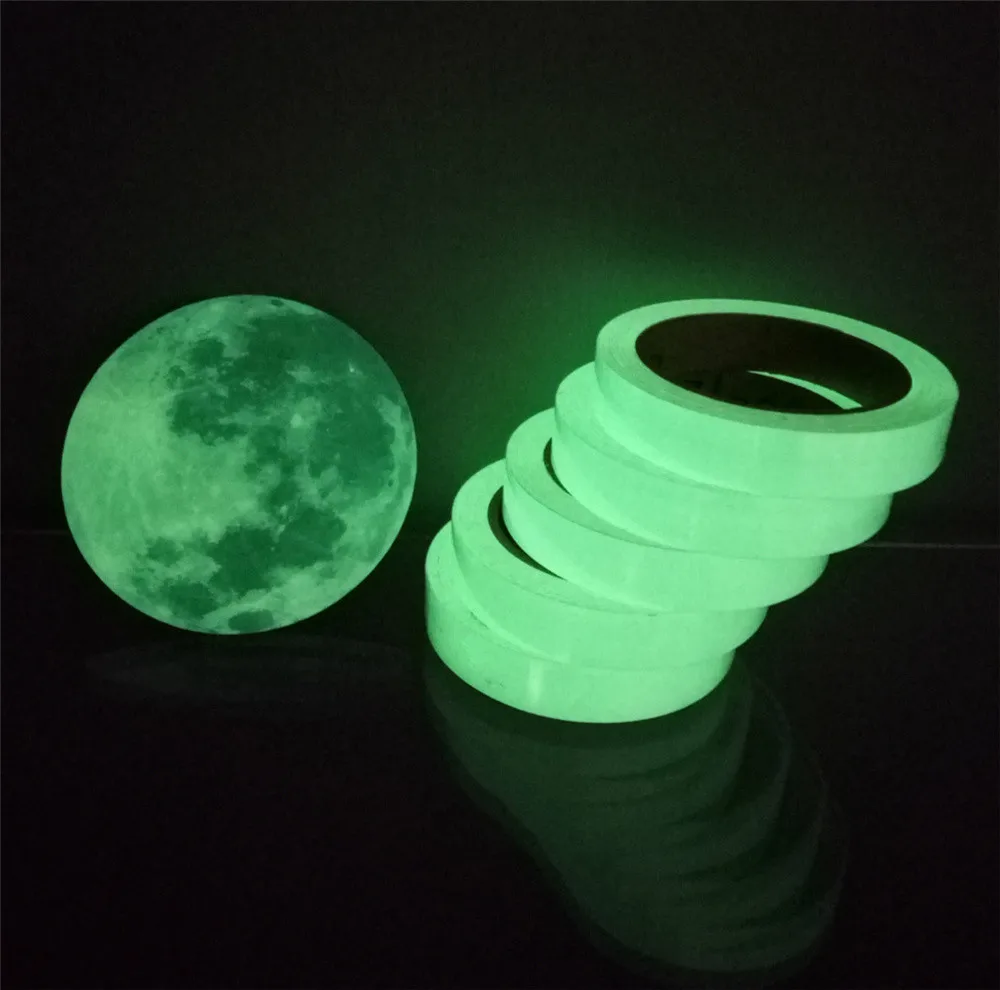 

Family Luminous Strip Wall Sticker Warning Tape Night Vision Glow In Dark Wall Sticker Fluorescent Emergency Sticker 81