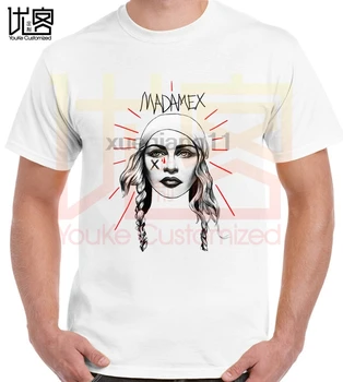 

Madonna Shirt Madame X Tour 2019 T-Shirt men's women's 100% cotton short sleeves tops tee printed Crewneck casual t-shirt