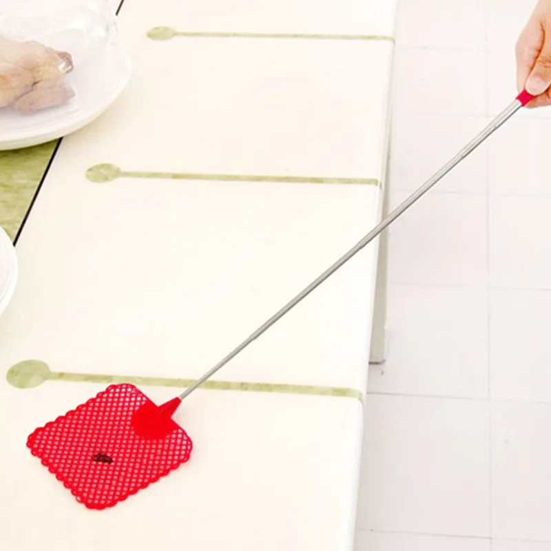 

1pcs Stainless Steel Retractable Fly Swatter Fly Killer Anti Mosquito Insect Killer Tool