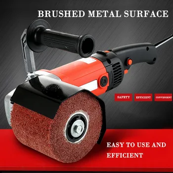 

220V 1400W Burnishing Machine Car Polisher Electric Sander Grinder Stainless Steel Sanding Polisher Metal Drawing Machine