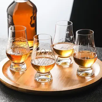 

2 Pcs set high quality fashion home bar lead-free whiskey glass cups 0902-01