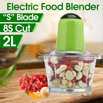 

Household Food Processor 2L Multifunctional Large Electric Powerful Meat Grinder