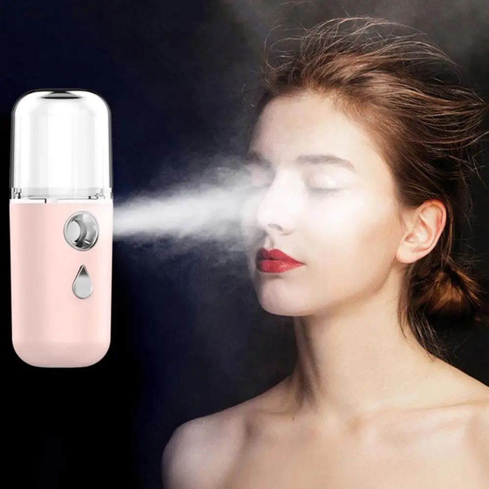 

Nano Fog Sprayer Body Humidifier Facial Steamer Moisturizing Skin Care Mini Facial Spray Beauty Tools Mist Cooling Device