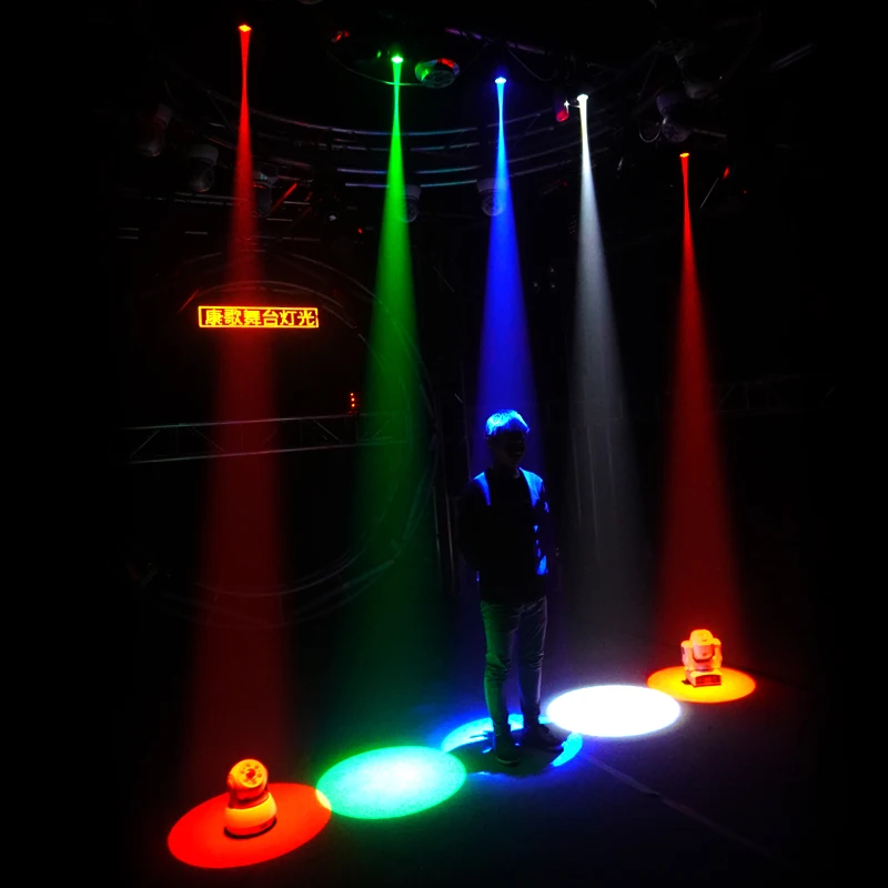 디스코 빔 Led 스포트라이트 3w Led Pinspot Light Spotlights Mirror Ball for Dj Party Show Nightclub Bar