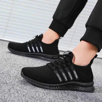 

Special men's sports shoes fashion mesh breathable men's casual shoes outdoor jogging shoes For bars men's casual tide shoes