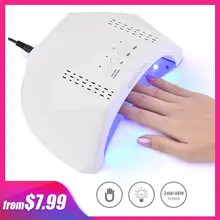 48 Вт/24 Вт УФ светодиодная лампа Профессиональный гель для ногтей Drye оборудование для маникюра сушильная лампа для геля лака распродажа в России