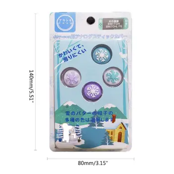 

Cute Sakura Snowflake N-intend Thumb Stick Grip Cap Joystick Cover For NS Lite M0XB