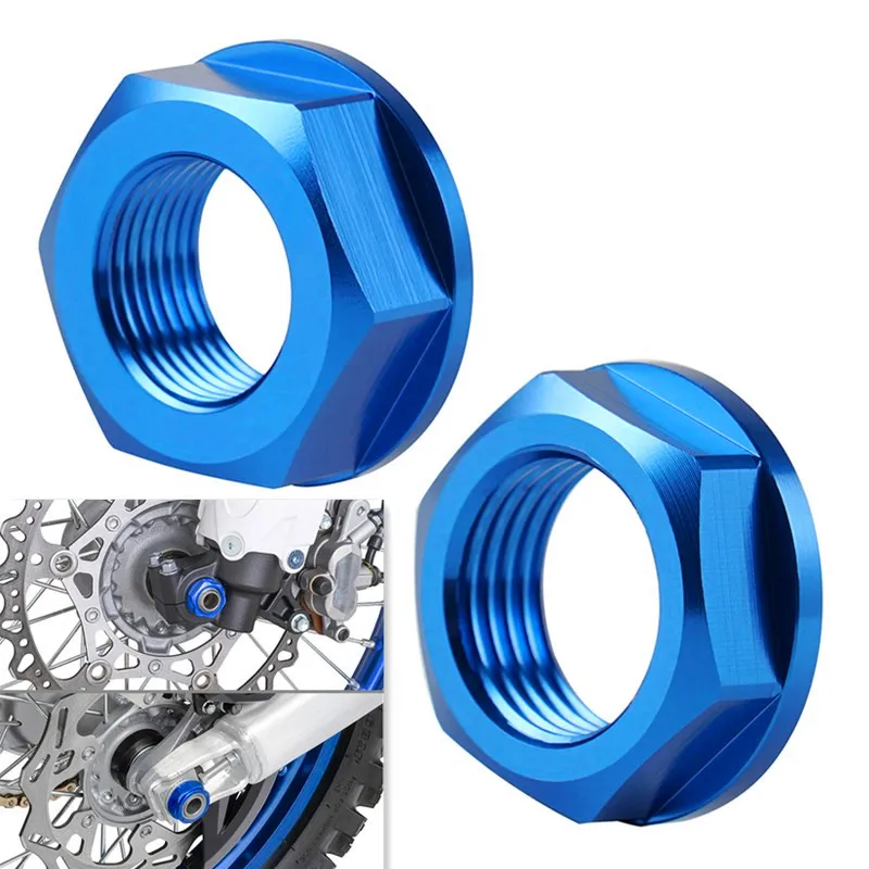 M18xp1.5 Front & M22xp1.5 Rear Wheel Axle Nuts Bolt For Yamaha Yz250f