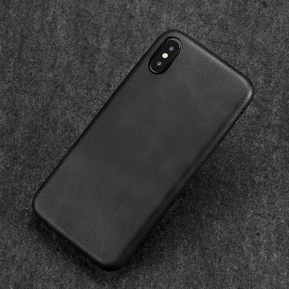 Ультратонкий чехол для телефона s для iPhone 6S 6 7 8 Plus XS Max, кожаный мягкий силиконовый чехол из ТПУ для iPhone XR X