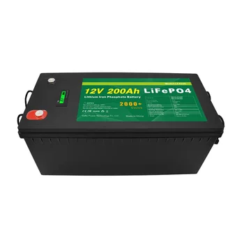شراءيمكن تركيبها LED عرض Lifepo4 البطارية الشمسية أيون الليثيوم ، دورة عميقة 12 فولت 24 فولت 200ah Lifepo4 بطارية حزمة