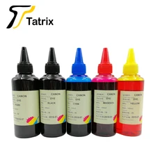 Чернила для заправки картриджей Canon серии Tatrix, чернила для фотостудии Canon для рабочего стола/Все-в-одном принтере. 100 мл каждого цвета
