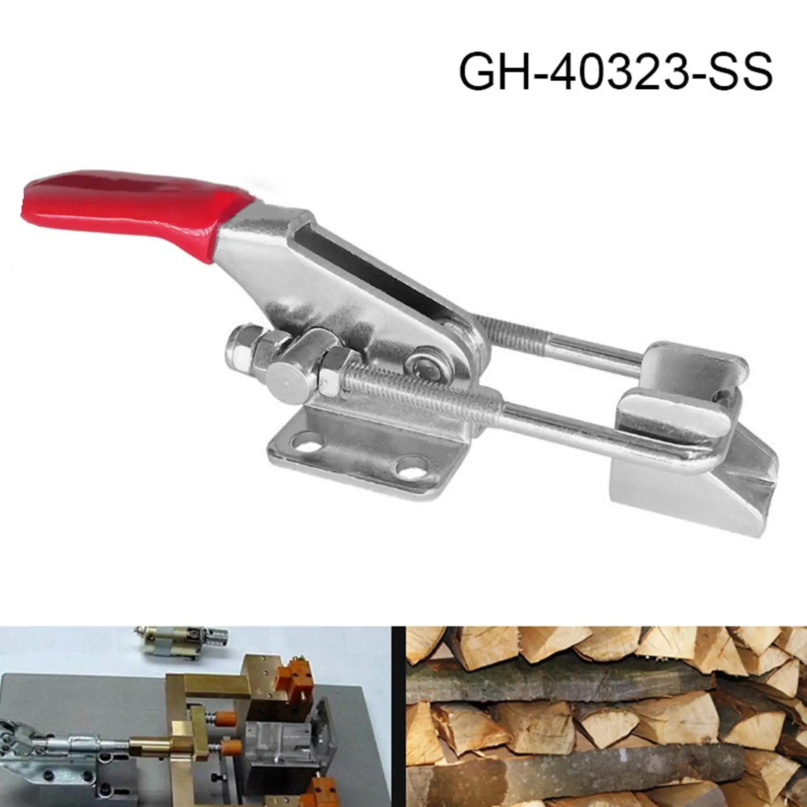 6 Morsetti A Levetta A Sgancio Rapido In Metallo – Capacità 160 Kg – Utensili Manuali Per Bloccaggio, Saldatura, Assemblaggio – GH-40323