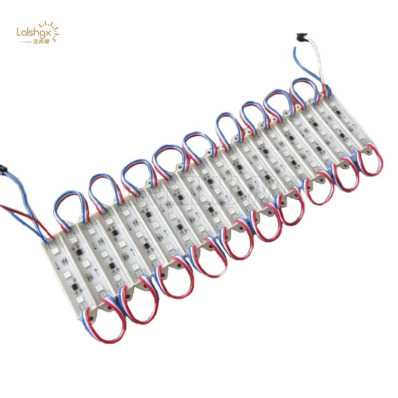 

New arrive DC12V 20pcs/lot 3leds 5050 WS2811 dream color Individually Addressable Full color RGB LED Module Light Waterproof