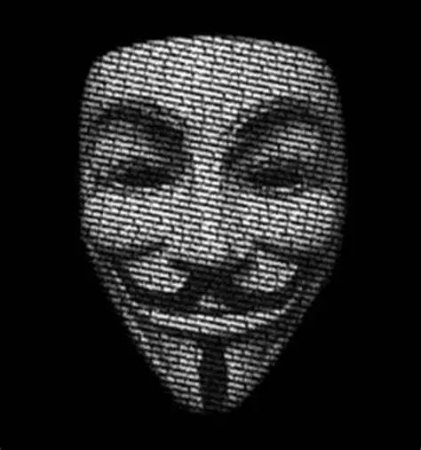 Забавная толстовка унисекс с капюшоном с принтом «ANONYMOUS MASK V FOR VENDETTA»