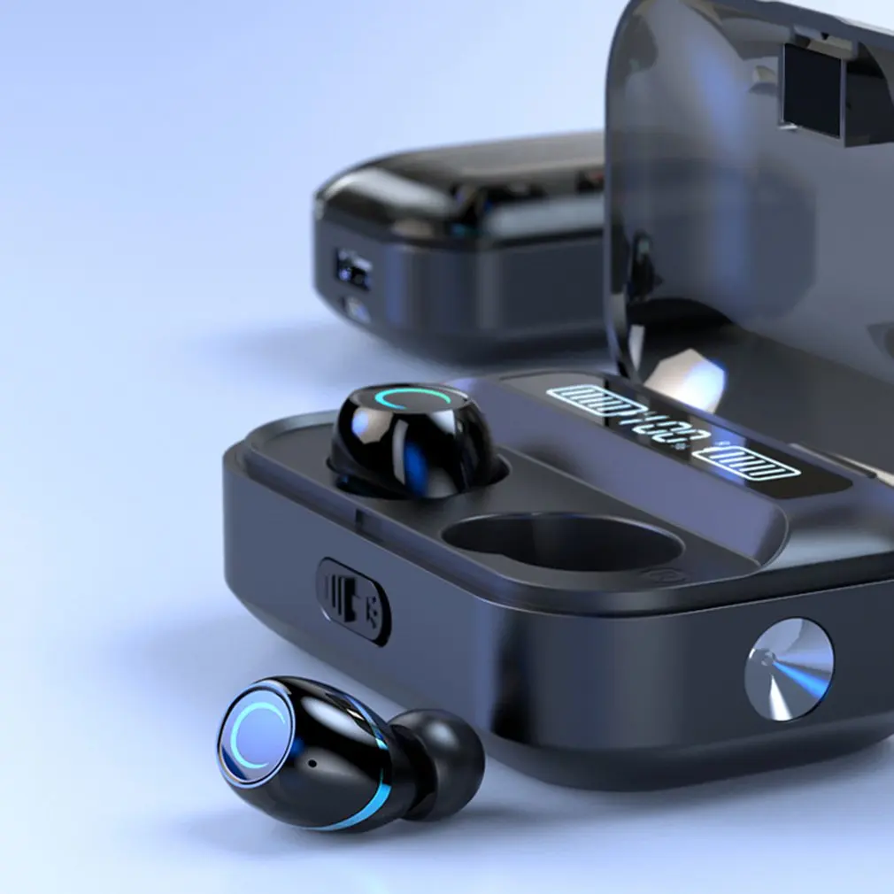 300h Long standby Bluetooth G05 5 1 TWS Earphone USB Wireless Earbuds noise reduction key Control Prevent accidental touch