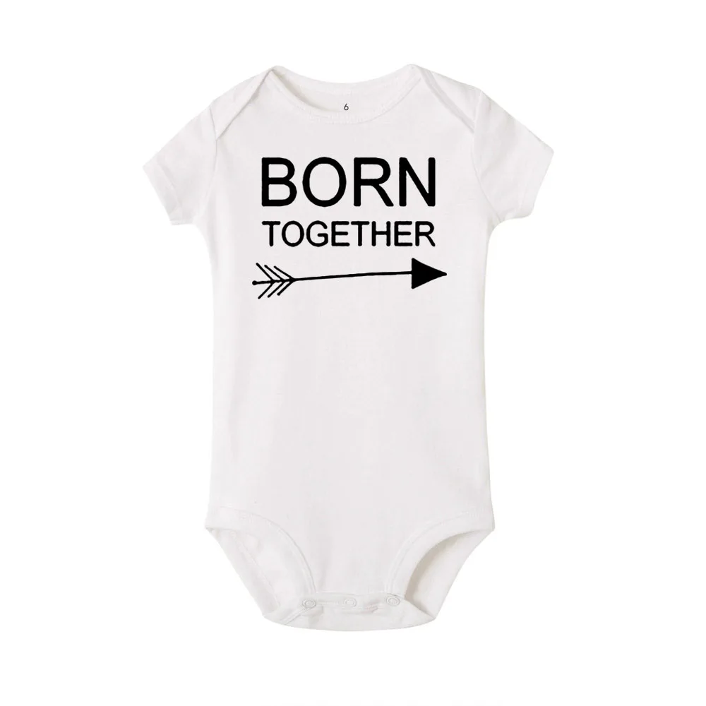 Newborn Baby Cotton Romper Born Together Friends Forever Print Infant Twins Siblings Sisters Brothers Matching Funny Jumpsuit Newborn Baby Cotton Romper Born Together Friends Forever Print Infant Twins Siblings Sisters Brothers Matching Funny Jumpsuit