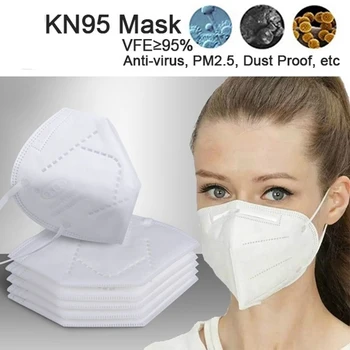 

Reusable Kn95 Mask Valved Face Mask N95 Protection Face Mask Ffp1 Ffp2 Ffp3 Mouth Cover Pm2.5 Dust Masks 6 Layers Filter