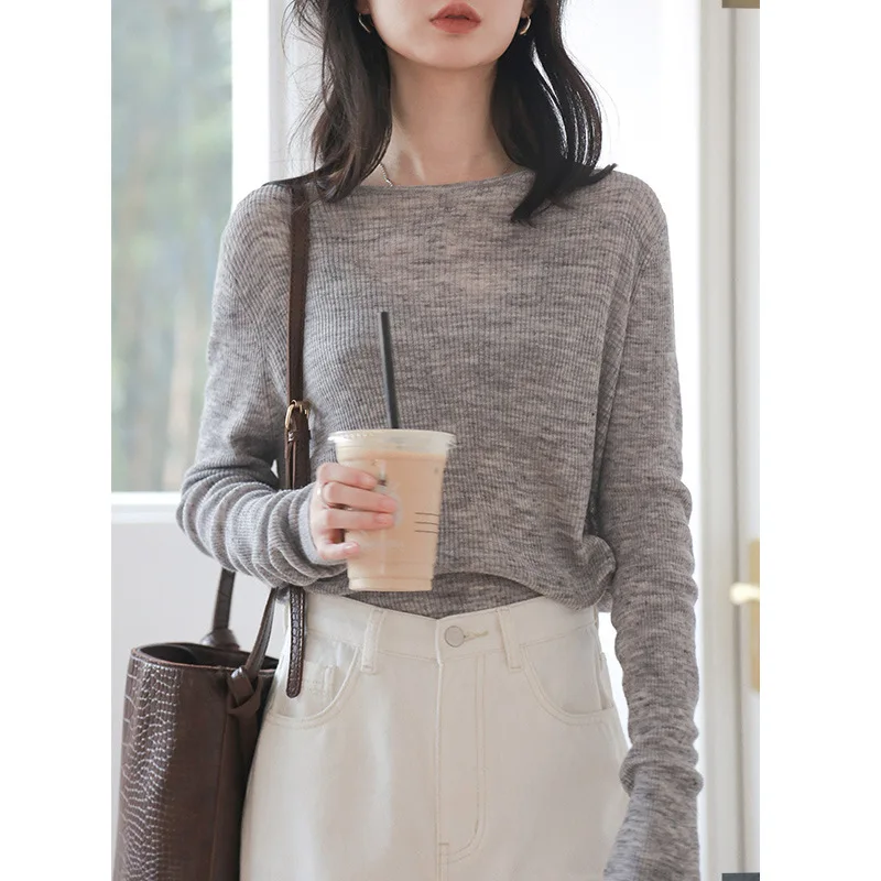 2020 Spring Sweater New Korean Women's Sweater Fashion Thin Long-sleeved Bottoming Shirt Sweater Women 2020 Spring Sweater New Korean Women's Sweater Fashion Thin Long-sleeved Bottoming Shirt Sweater Women