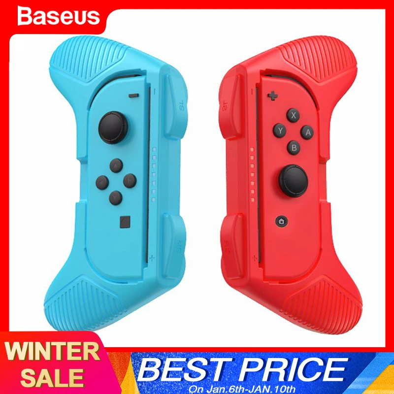 

Baseus 2pcs Gamepad Grip Wheel Holder Case For Nintendo Switch Joypad Stand Cover For Nintend Switch Game Controller Accessories