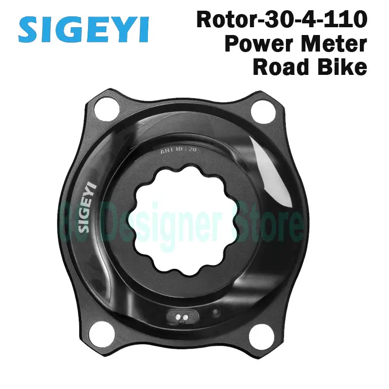 

SIGEYI Road Bike Rotor Power Meter Bicycle Spider Cadence ROTOR Road Crankset 30mm Crank Axle 4-bolt Chainring 110BCD 3D+ 3D30