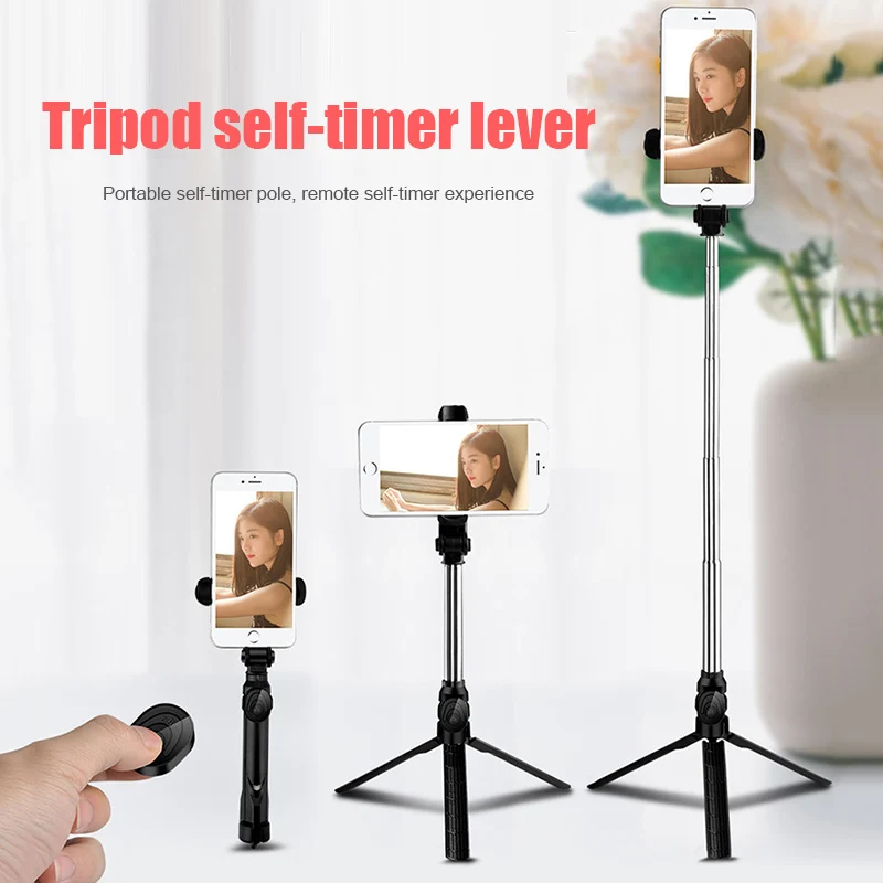 

4 In 1 Wireless Bluetooth Selfie Stick with Remote Control for iPhone Samsung Huawei LSMK99